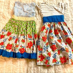 Matching sister dresses